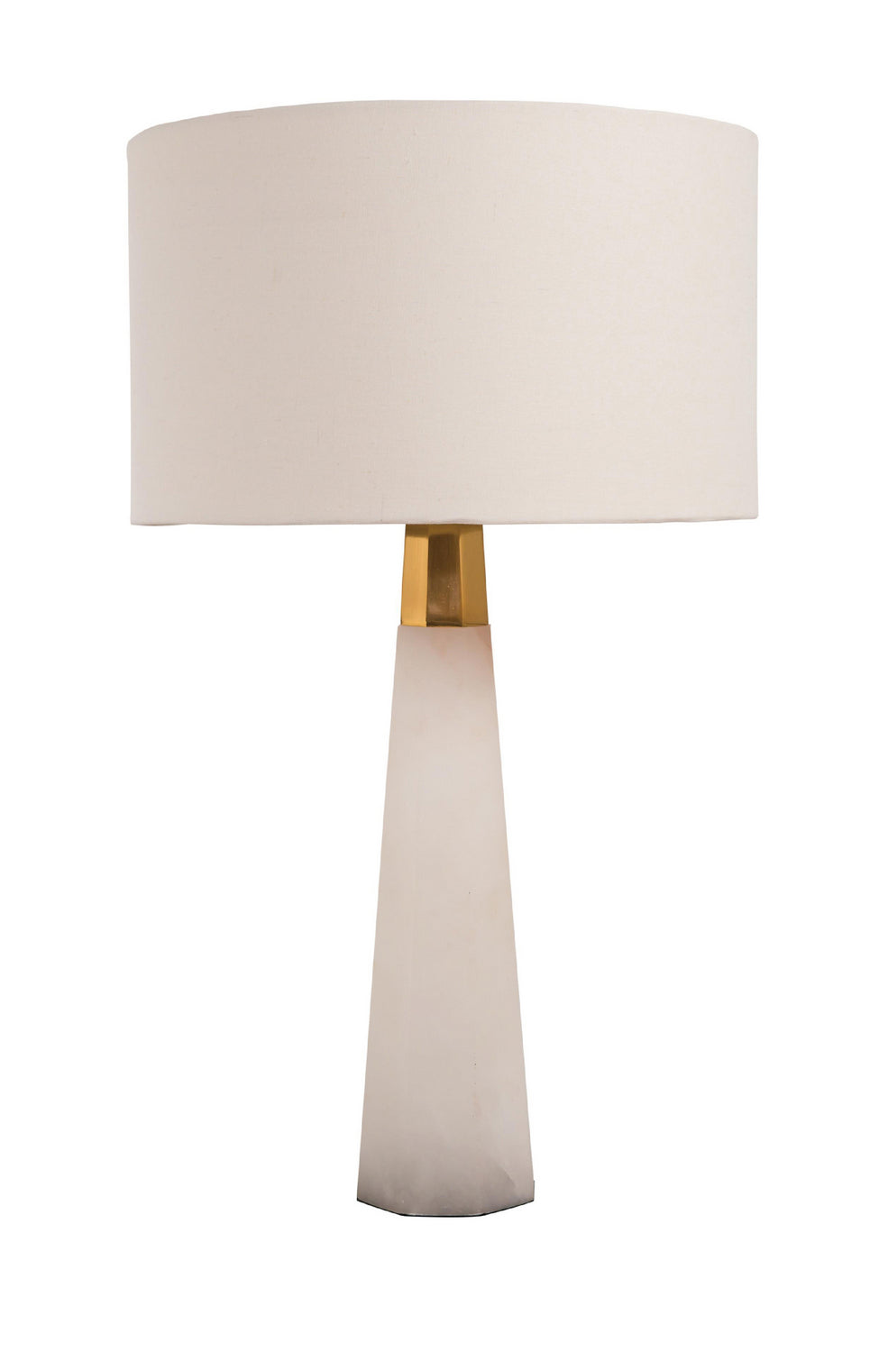 Bethel International Canada - One Light Table Lamp - White & Gold- Union Lighting Luminaires Decor