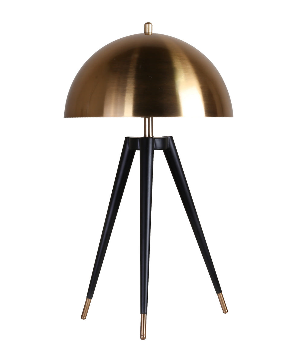 Bethel International Canada - One Light Table Lamp - Gold & Black- Union Lighting Luminaires Decor