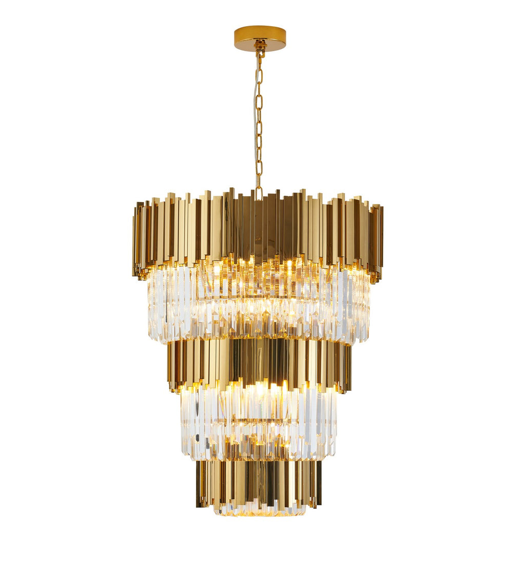 Bethel International Canada - 18 Light Chandelier - Gold- Union Lighting Luminaires Decor