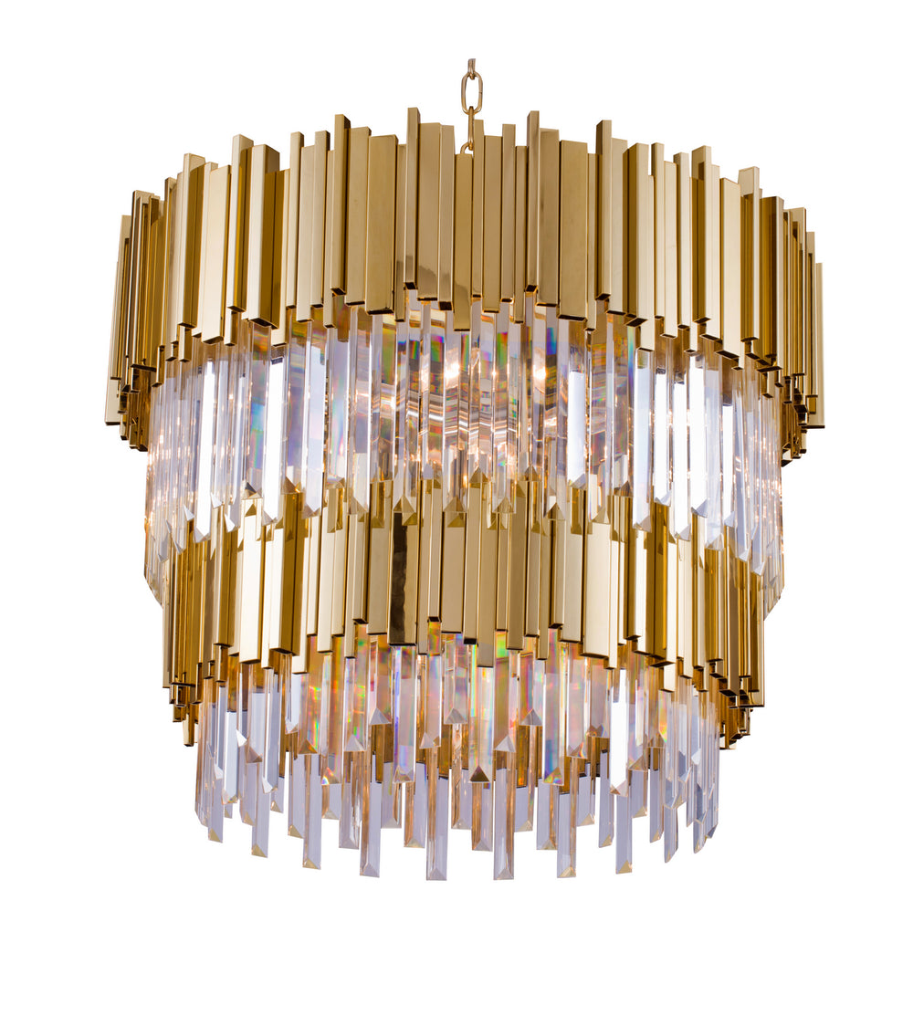 Bethel International Canada - 12 Light Chandelier - Gold- Union Lighting Luminaires Decor