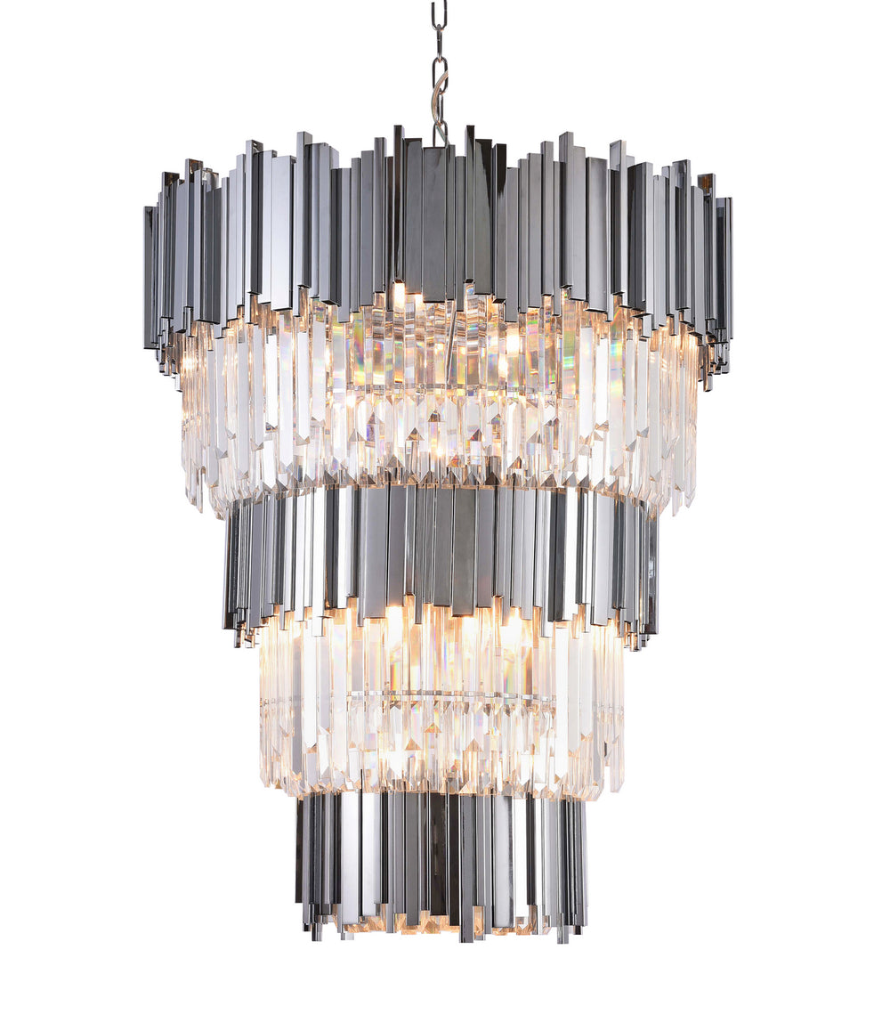 Bethel International Canada - 18 Light Chandelier - Chrome- Union Lighting Luminaires Decor