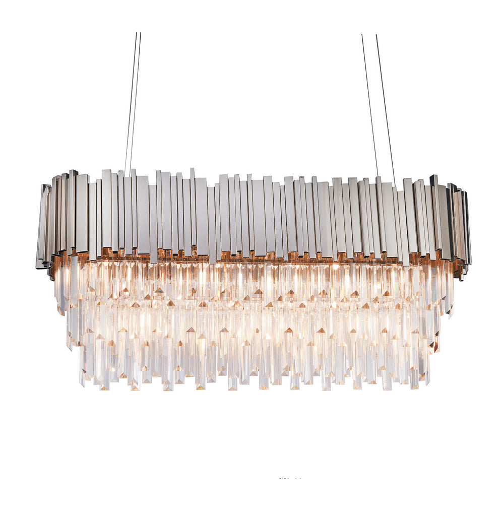 Bethel International Canada - Seven Light Chandelier - Chrome- Union Lighting Luminaires Decor