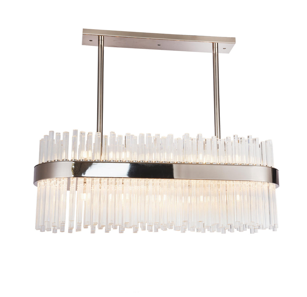 Bethel International Canada - LED Chandelier - Shiny Nickel- Union Lighting Luminaires Decor