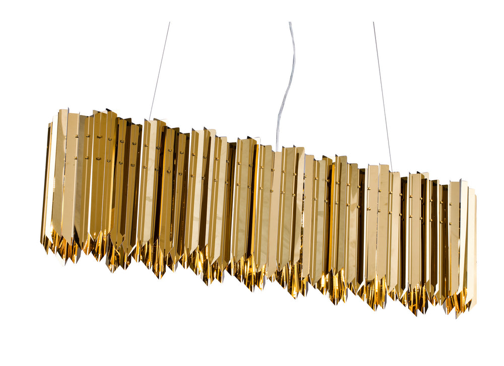 Bethel International Canada - Six Light Chandelier - Gold- Union Lighting Luminaires Decor