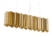 Bethel International Canada - Six Light Chandelier - Gold- Union Lighting Luminaires Decor