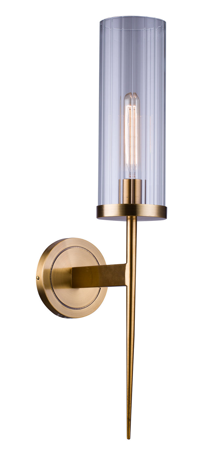 Bethel International Canada - One Light Wall Sconce - Antique Brass- Union Lighting Luminaires Decor