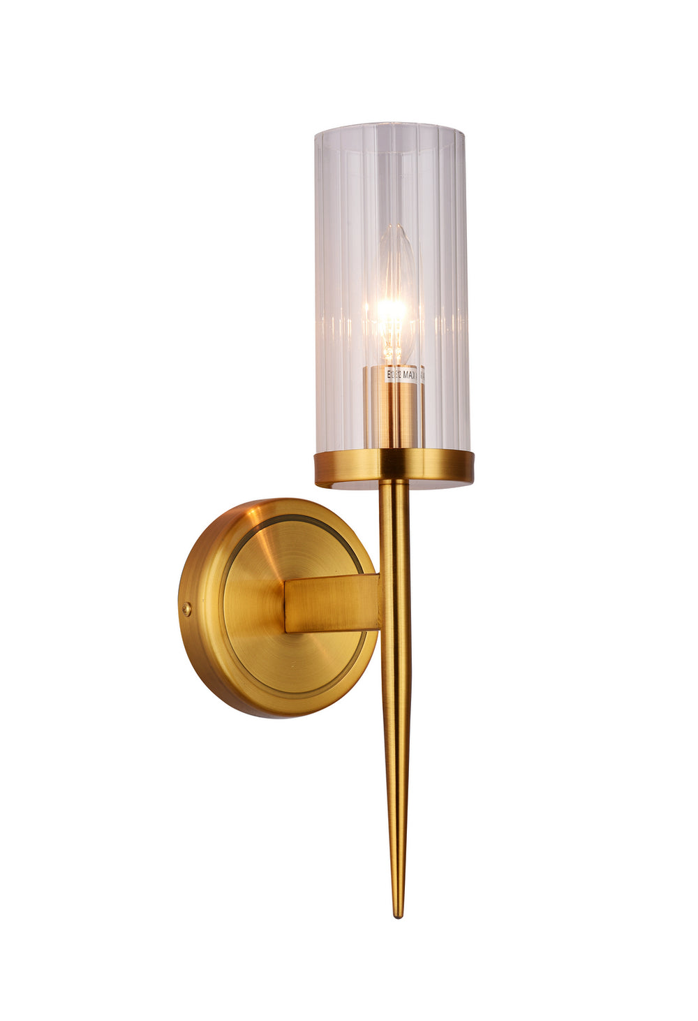 Bethel International Canada - One Light Wall Sconce - Antique Brass- Union Lighting Luminaires Decor