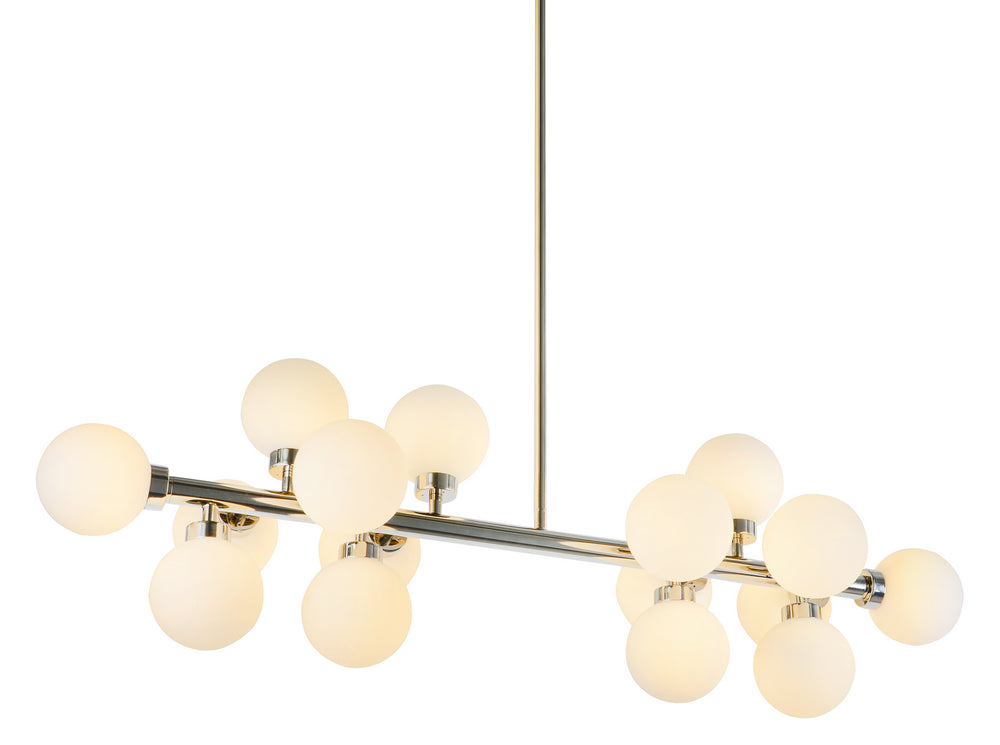 Bethel International Canada - LED Chandelier - Shiny Nickel- Union Lighting Luminaires Decor