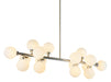 Bethel International Canada - LED Chandelier - Shiny Nickel- Union Lighting Luminaires Decor
