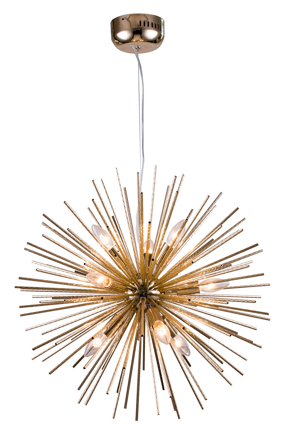 Bethel International Canada - Nine Light Chandelier - Gold- Union Lighting Luminaires Decor
