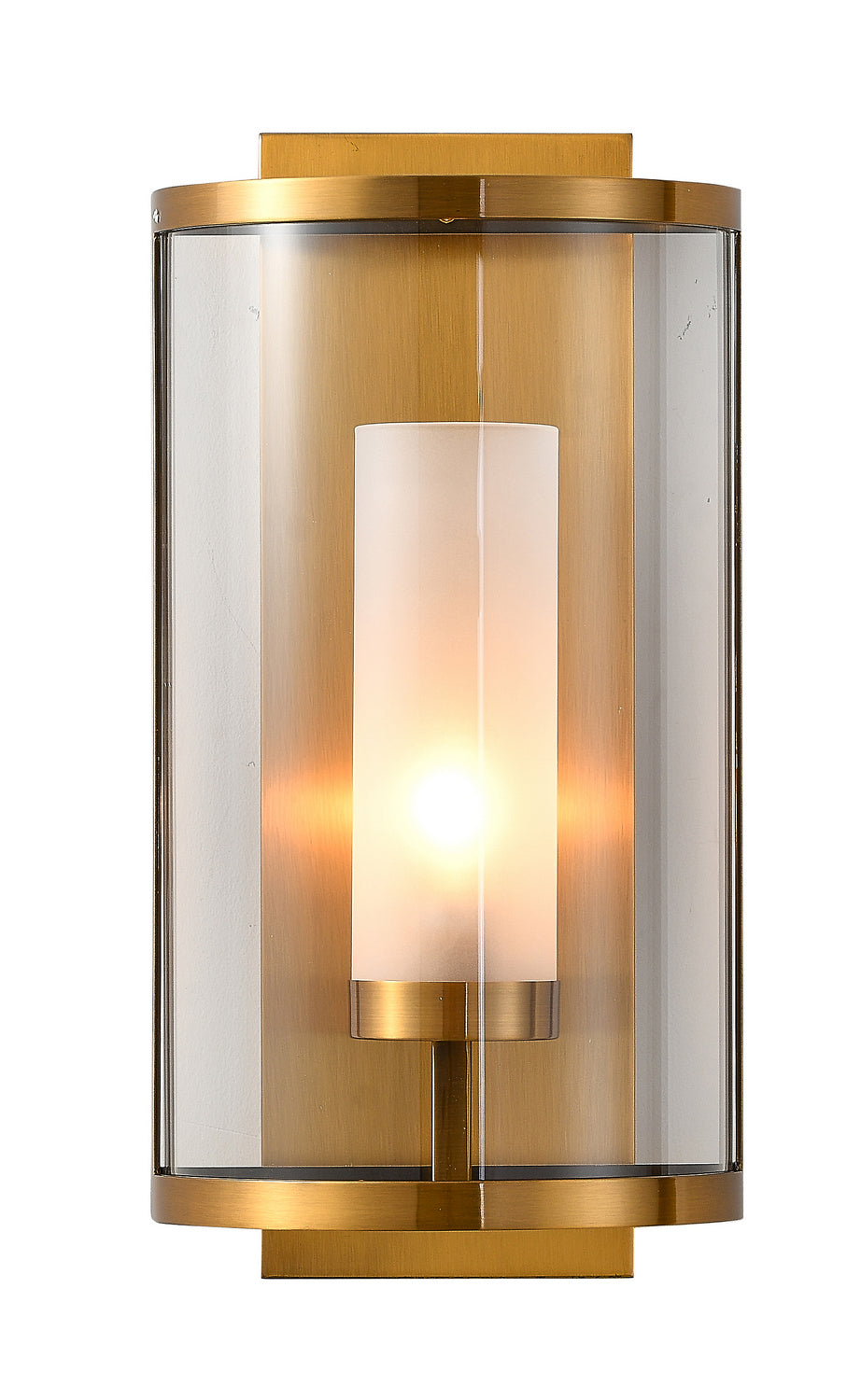 Bethel International Canada - One Light Wall Sconce - Antique Brass- Union Lighting Luminaires Decor