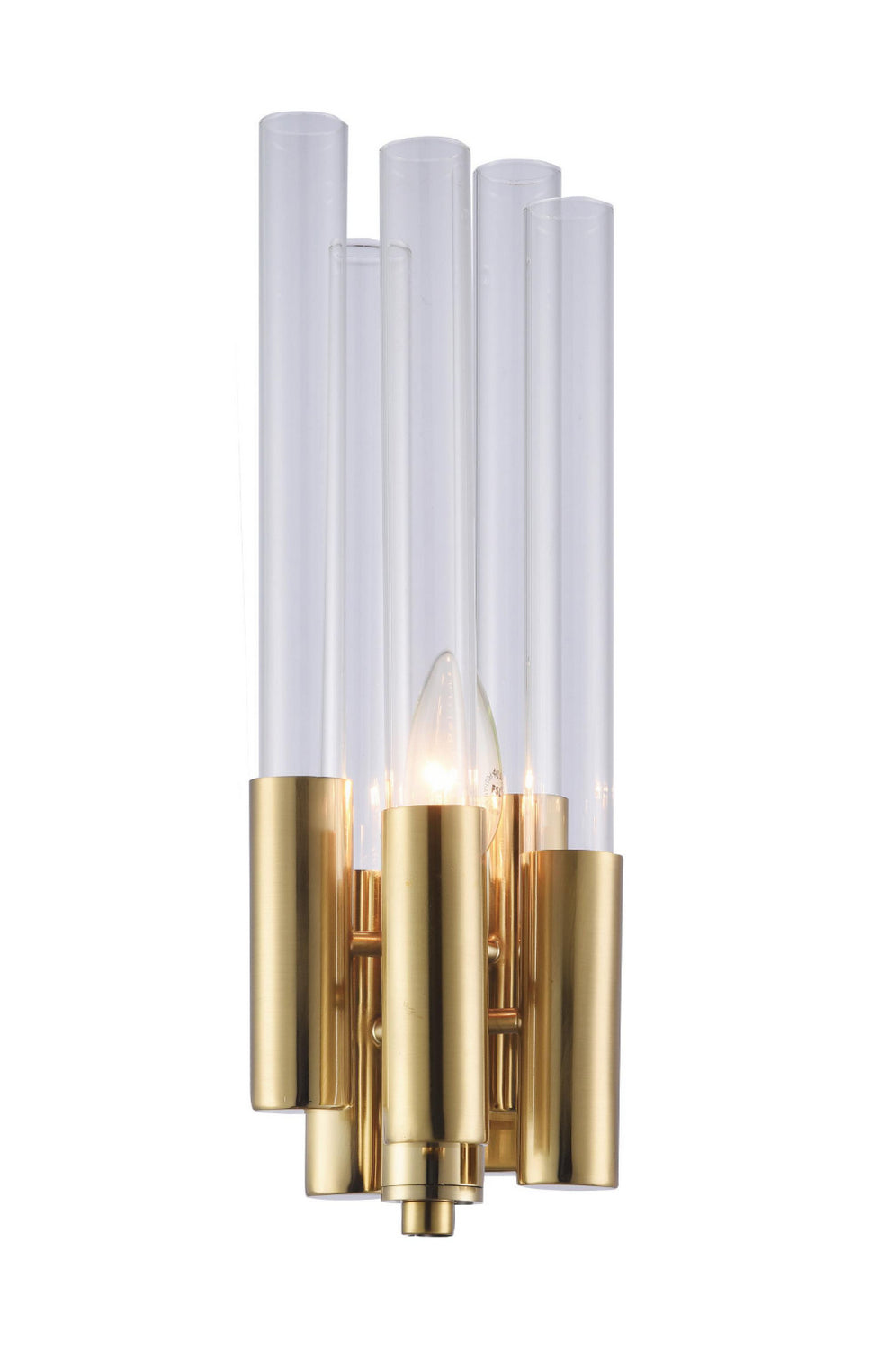 Bethel International Canada - One Light Wall Sconce - Gold- Union Lighting Luminaires Decor