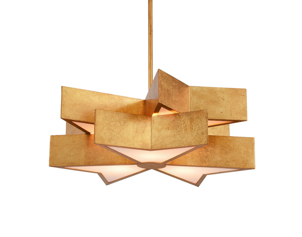 Bethel International Canada - Six Light Chandelier - Gold- Union Lighting Luminaires Decor