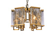 Bethel International Canada - Six Light Chandelier - Brass- Union Lighting Luminaires Decor