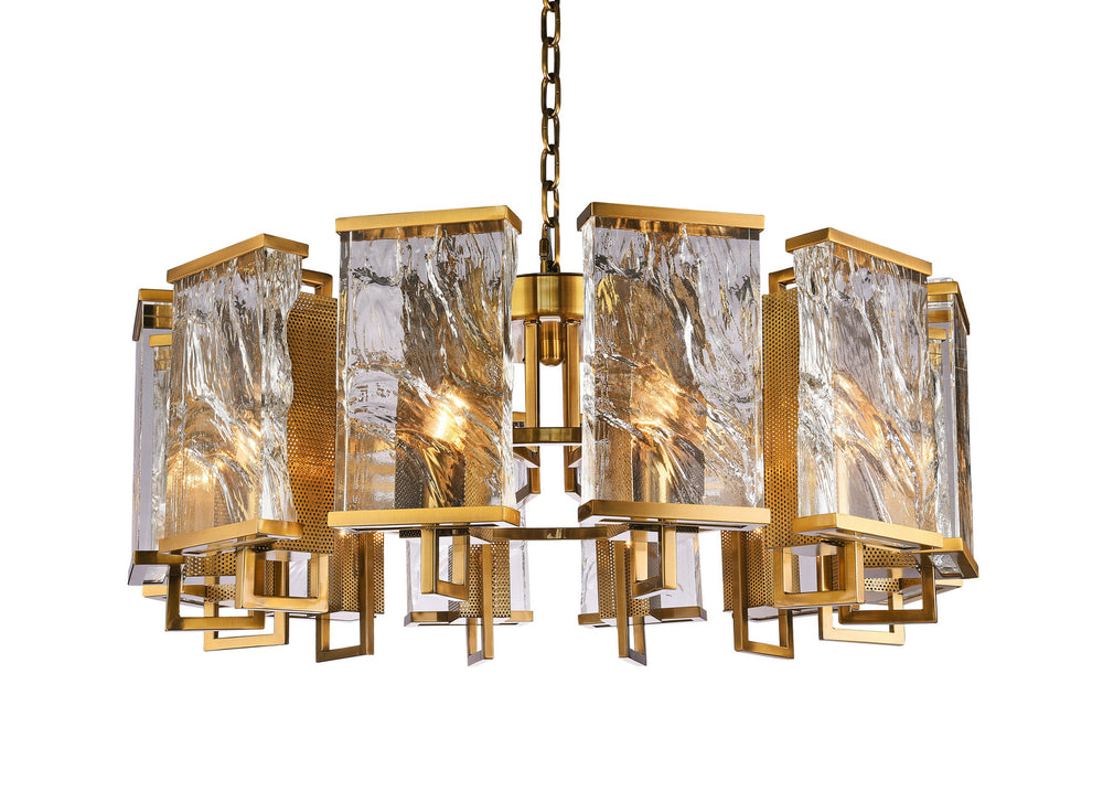 Bethel International Canada - 12 Light Chandelier - Brass- Union Lighting Luminaires Decor