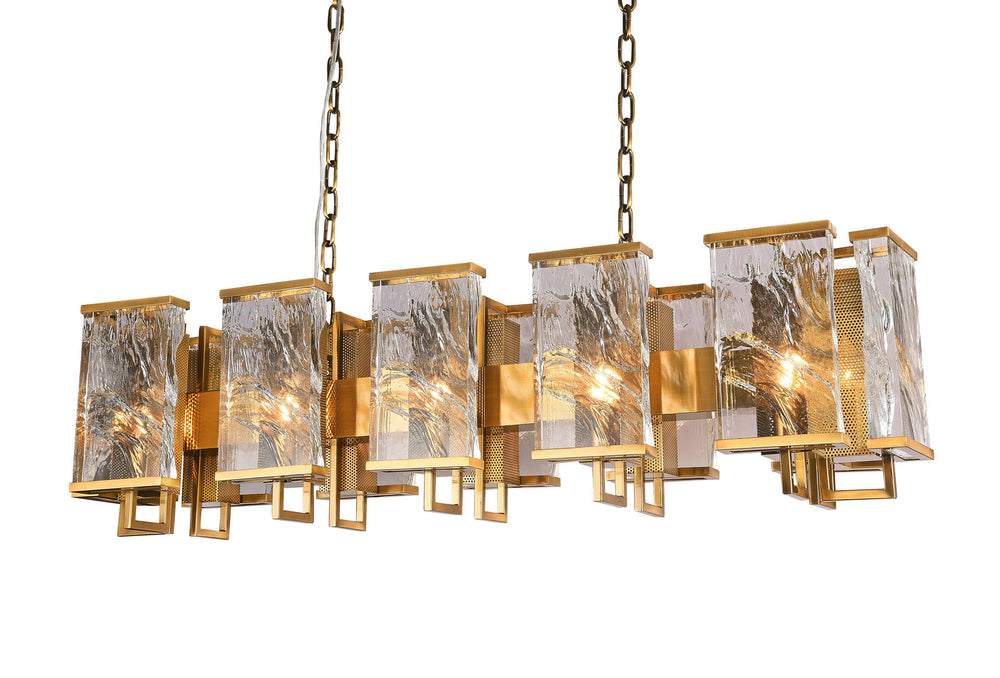Bethel International Canada - 12 Light Chandelier - Brass- Union Lighting Luminaires Decor