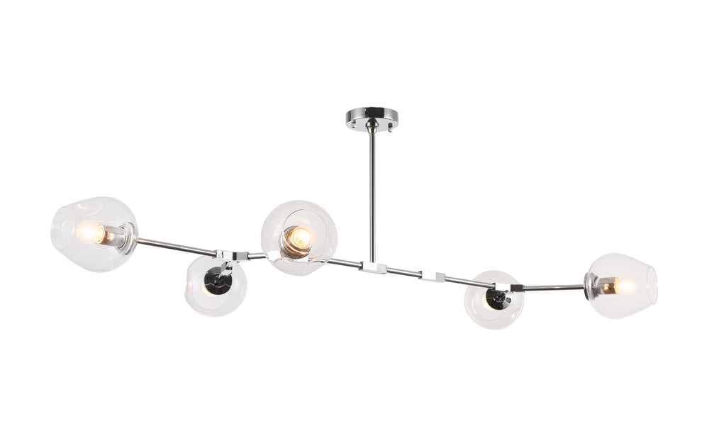 Bethel International Canada - Five Light Chandelier - Chrome- Union Lighting Luminaires Decor