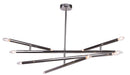 Bethel International Canada - Ten Light Chandelier - Shiny Nickel- Union Lighting Luminaires Decor