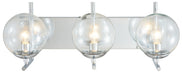Bethel International Canada - Three Light Wall Sconce - Chrome- Union Lighting Luminaires Decor