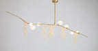 Bethel International Canada - Seven Light Chandelier - Gold- Union Lighting Luminaires Decor