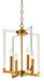 Bethel International Canada - Four Light Chandelier - Bronzed- Union Lighting Luminaires Decor