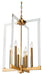 Bethel International Canada - Eight Light Chandelier - Bronzed- Union Lighting Luminaires Decor