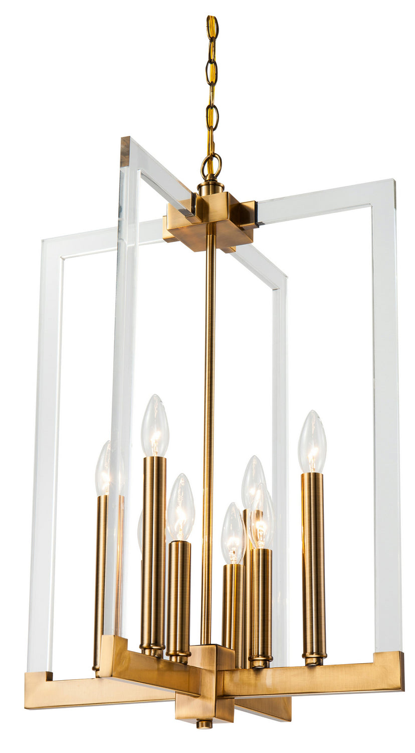 Bethel International Canada - Eight Light Chandelier - Bronzed- Union Lighting Luminaires Decor