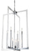 Bethel International Canada - Eight Light Chandelier - Chrome- Union Lighting Luminaires Decor