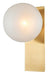 Bethel International Canada - One Light Wall Sconce - Gold- Union Lighting Luminaires Decor