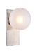 Bethel International Canada - One Light Wall Sconce - Shiny Nickel- Union Lighting Luminaires Decor