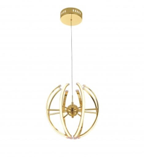 Bethel International Canada - LED Chandelier - Gold- Union Lighting Luminaires Decor