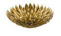 Bethel International Canada - Three Light Flush Mount - Gold- Union Lighting Luminaires Decor