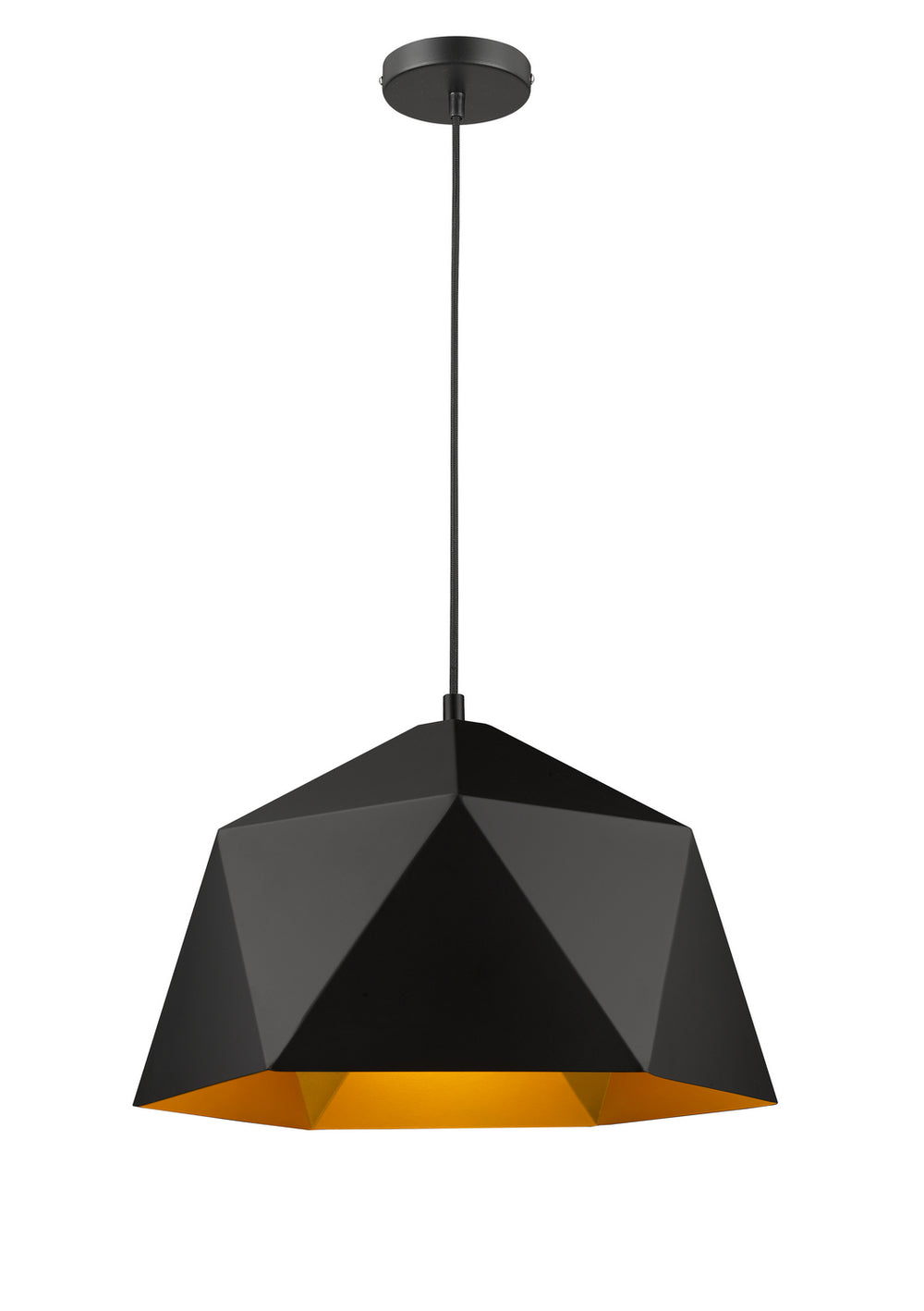 Bethel International Canada - One Light Pendant - Black- Union Lighting Luminaires Decor