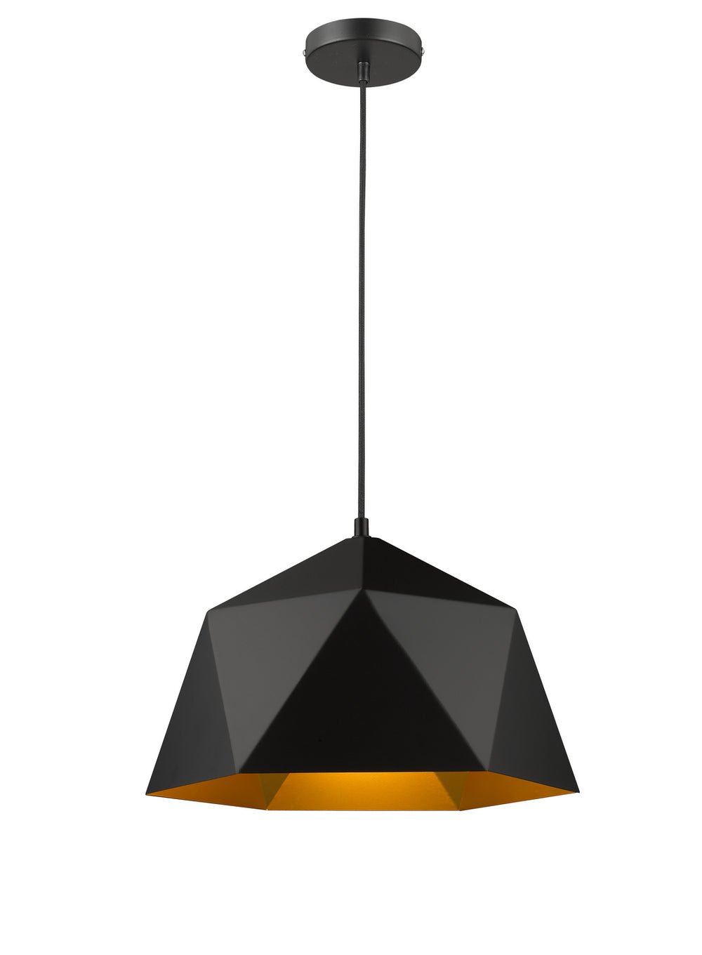 Bethel International Canada - One Light Pendant - Black- Union Lighting Luminaires Decor