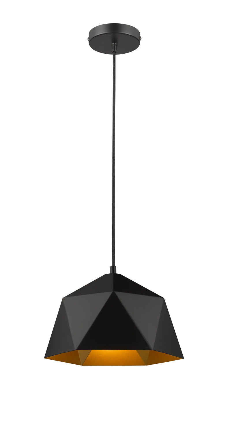 Bethel International Canada - One Light Pendant - Black- Union Lighting Luminaires Decor