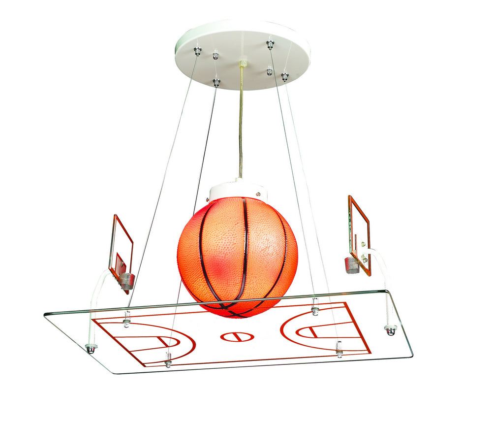 Bethel International Canada - One Light Childrens Lighting - Orange & Clear- Union Lighting Luminaires Decor