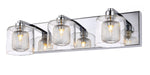 Bethel International Canada - Three Light Wall Sconce - Chrome- Union Lighting Luminaires Decor