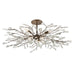 ELK Home - Six Light Semi Flush Mount - Crislett - Sunglow Bronze- Union Lighting Luminaires Decor