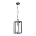 ELK Home - One Light Outdoor Pendant - Bianca - Aged Zinc- Union Lighting Luminaires Decor