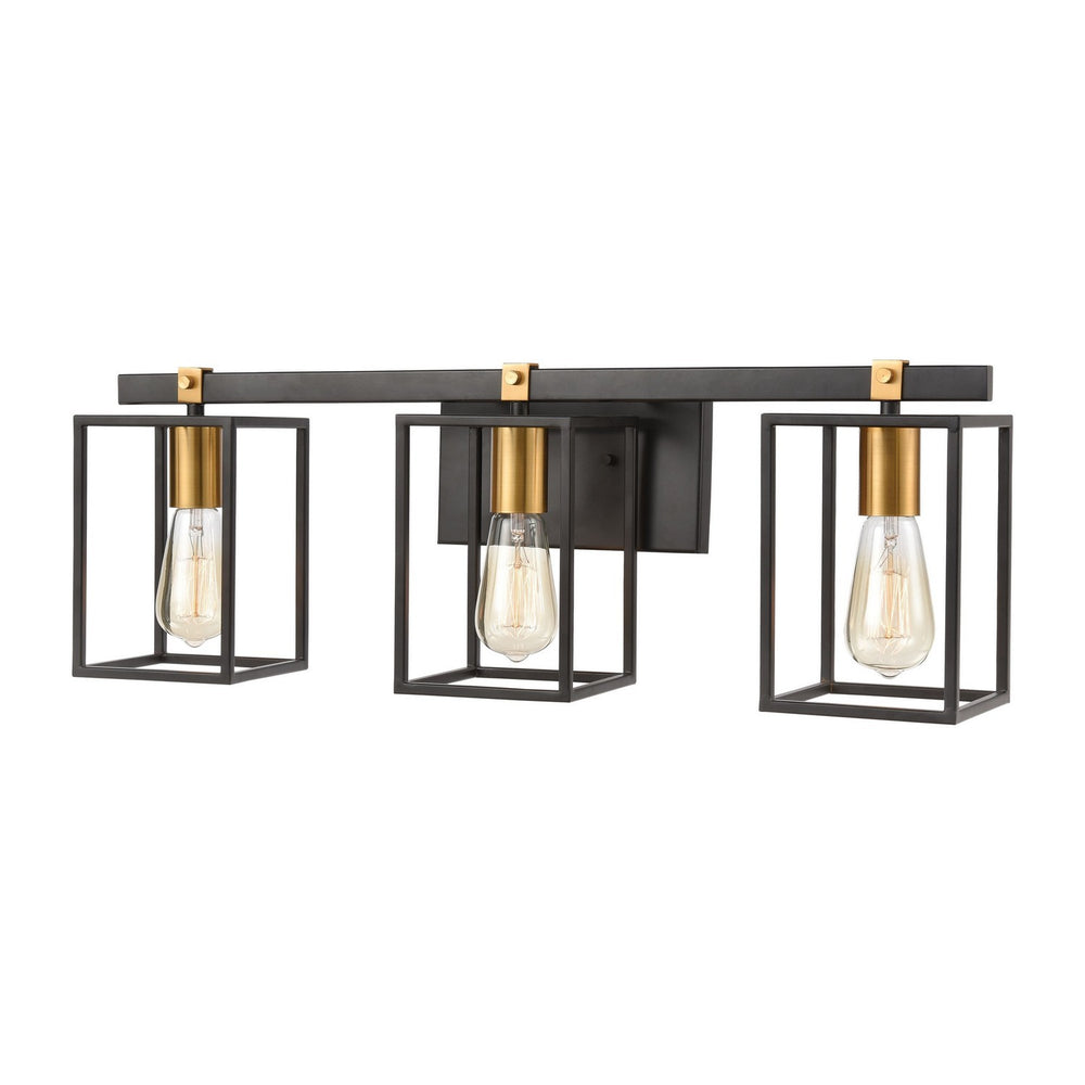 ELK Home - Three Light Vanity - Cloe - Matte Black- Union Lighting Luminaires Decor