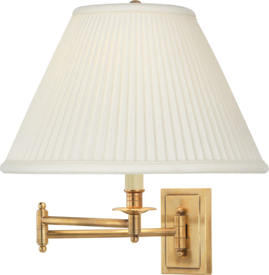 Robert Abbey - One Light Wall Swinger - Kinetic - Antique Brass- Union Lighting Luminaires Decor