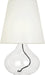 Robert Abbey - One Light Table Lamp - June - Clear Glass Body w/Black Fabric Wrapped Cord- Union Lighting Luminaires Decor