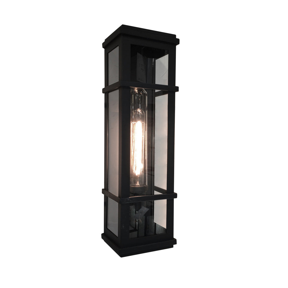 Artcraft Canada - One Light Wall Sconce - Granger Square - Black- Union Lighting Luminaires Decor