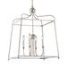 Crystorama - Four Light Chandelier - Sylvan - Polished Nickel- Union Lighting Luminaires Decor
