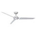 Modern Forms Fans Canada - 62" Ceiling Fan - Roboto - Brushed Aluminum/Titanium- Union Lighting Luminaires Decor