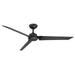 Modern Forms Fans Canada - 62" Ceiling Fan - Roboto - Matte Black- Union Lighting Luminaires Decor