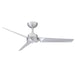 Modern Forms Fans Canada - 52"Ceiling Fan - Roboto - Brushed Aluminum/Titanium- Union Lighting Luminaires Decor