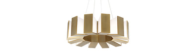 Modern Forms Canada - LED Chandelier - Chronos - Aged Brass- Union Lighting Luminaires Decor