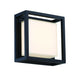 Modern Forms Canada - LED Outdoor Wall Sconce - Framed - Black- Union Lighting Luminaires Decor