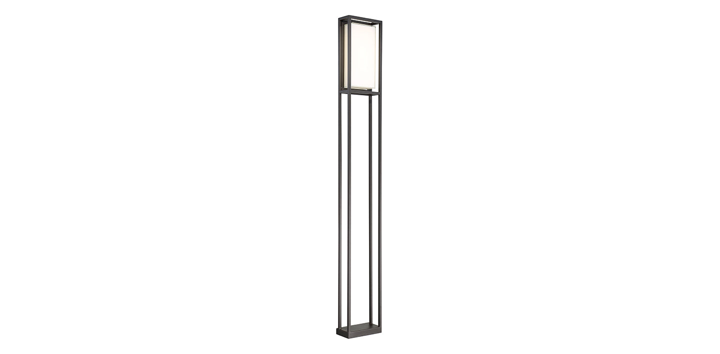 Modern Forms Canada - LED Outdoor Wall Sconce - Framed - Black- Union Lighting Luminaires Decor